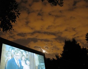 Eerie evening sky over "Clue"