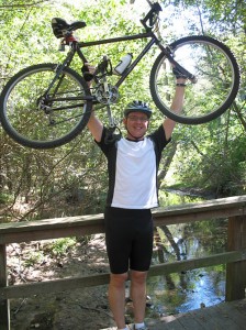 Steve and his bike last summer