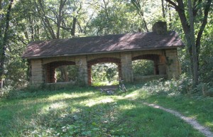 Abandoned shelter we discovered on a lost trail