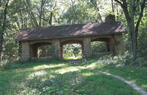 Abandoned shelter we discovered on a lost trail