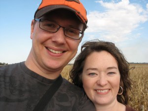 Steve & Amy tackle the corn maze