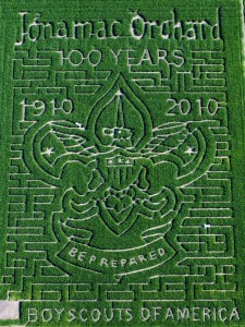Boy Scout-themed Corn Maze
