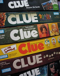 Anyone for a game of Clue?