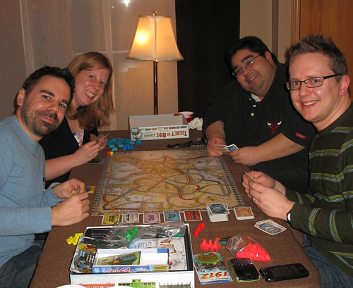 A Night of Ticket to Ride