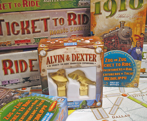 The box is small vs. others in the Ticket to Ride family