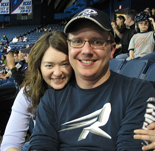 Amy & Steve at the game