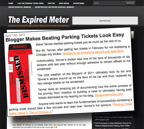 Blogger Makes Beating Parking Tickets Look Easy