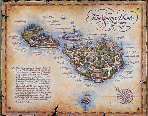 Click to View: Map of Tom Sawyer Island