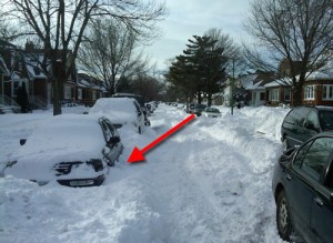 February 2: My car is covered in snow