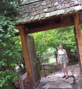 Amy explores the Japanese Garden