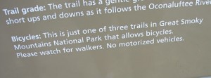 Not Bike Friendly: Great Smoky Mountains National Park