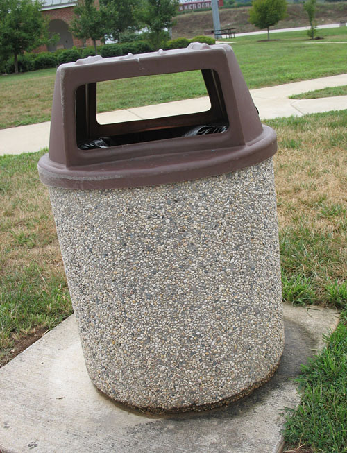 Kentucky Rest Area Trash Can
