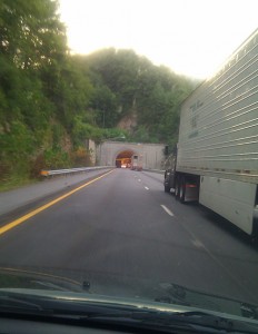 Winding through tunnels in North Carolina