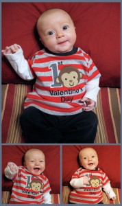 Wesley's 1st Valentine's Day