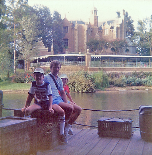 The Haunted Mansion from Tom Sawyer's Island (1985)