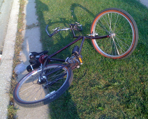 My Bike on the Ground