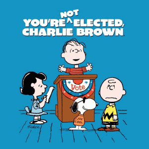 1972's "You're Not Elected, Charlie Brown"