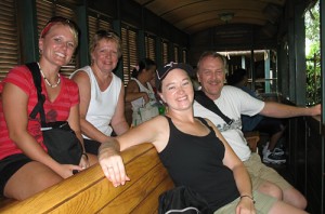 Sitting Sideways on the Animal Kingdom Train (2007)